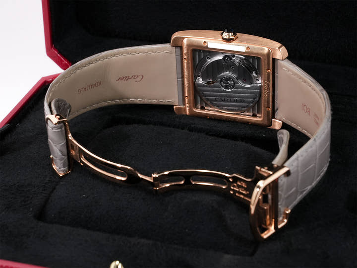 Cartier Tank MC Ref.W5330001 Pink Gold Silver Dial Used 3yakerct