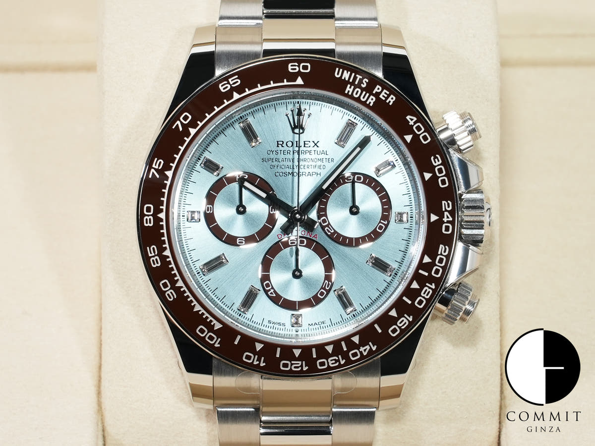 Rolex Daytona Ref. 126506A Platinum Ice Blue with 11P Diamond Dial Unused mqoasimm
