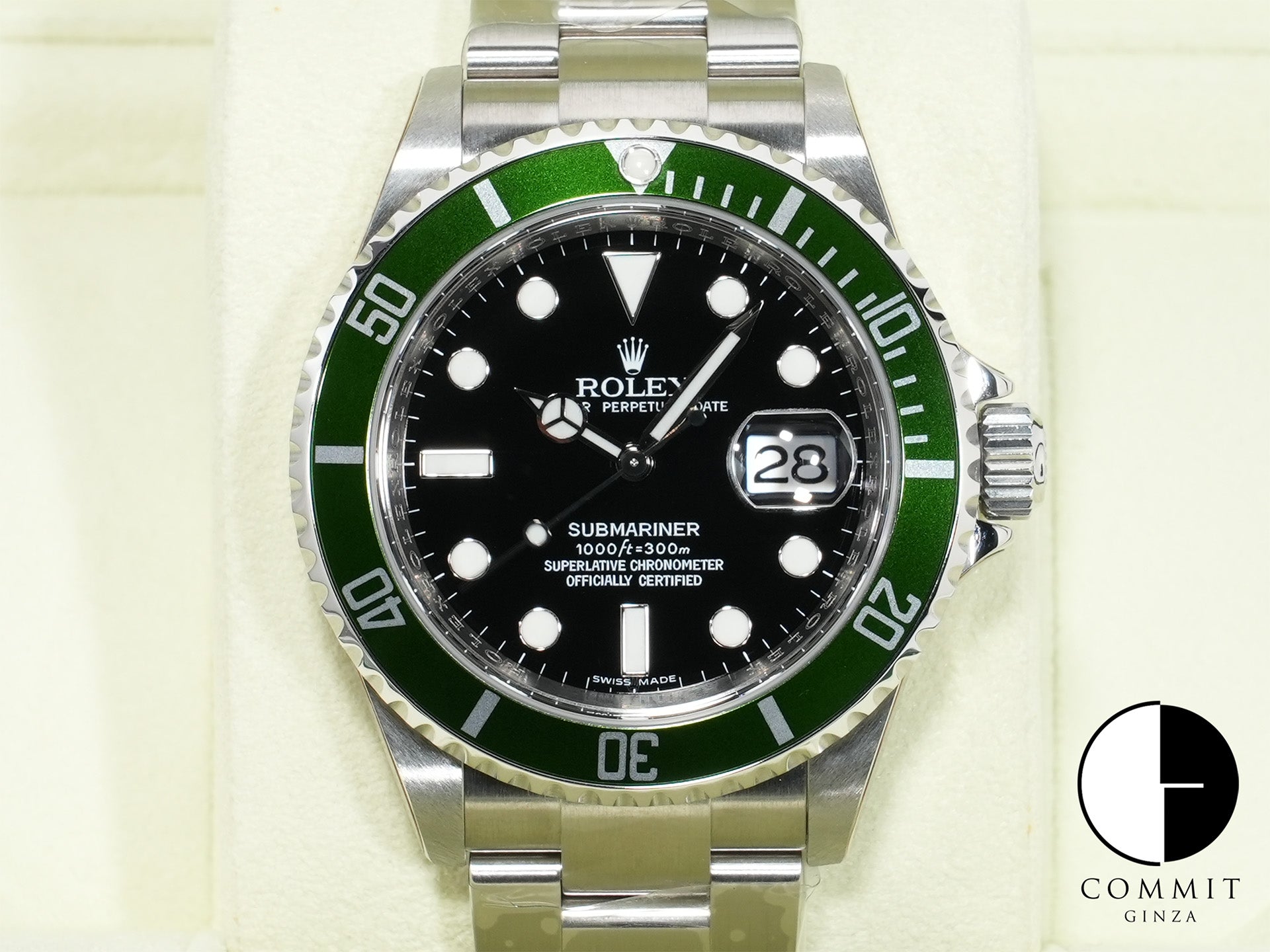 ロレックス サブマリーナー デイト Ref.16610LV ステンレススチール ブラック文字盤 未使用 zwcyozau