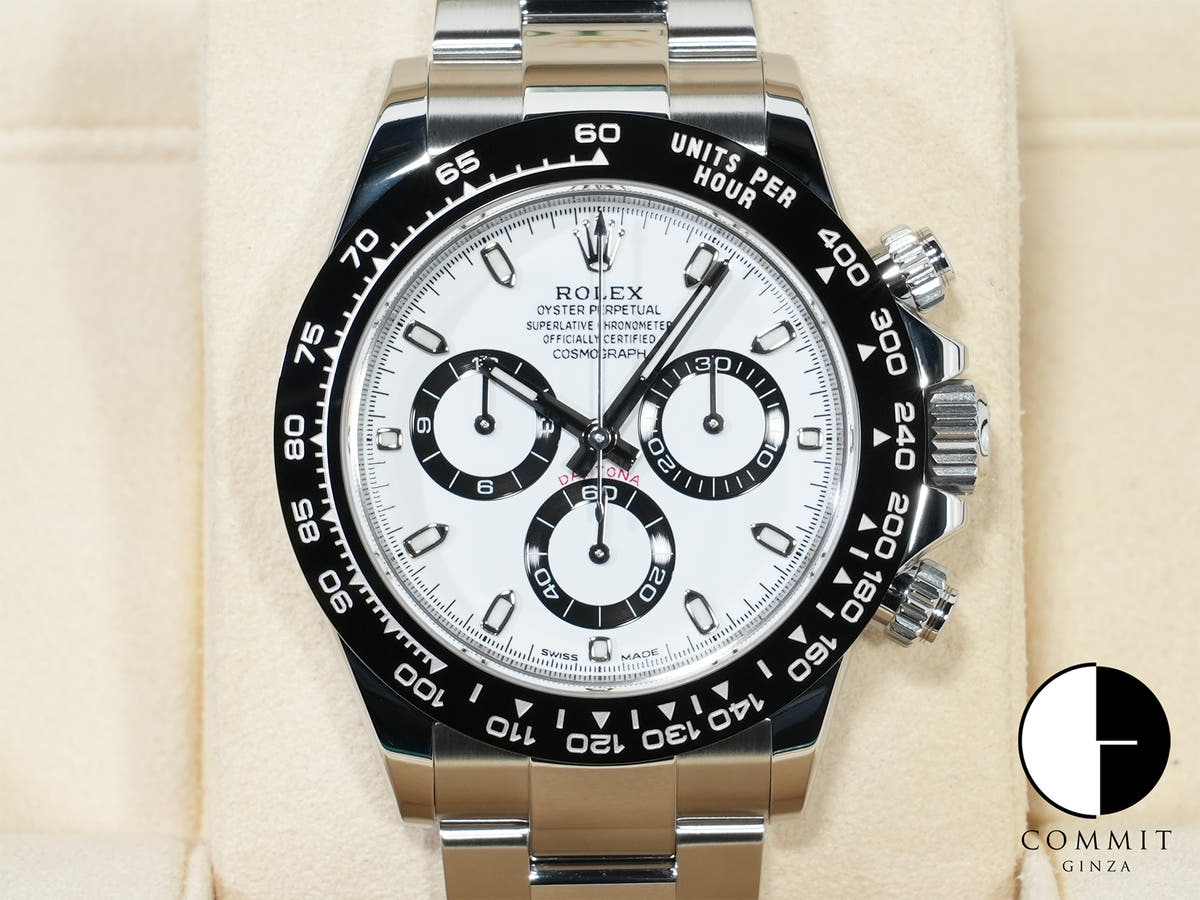 ロレックス デイトナ Ref.116500LN ステンレススチール ホワイト文字盤 美品 piikdo7n