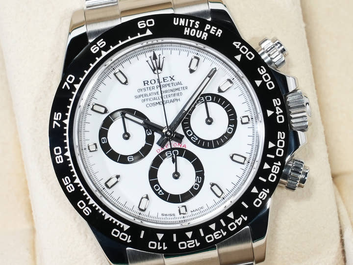 ロレックス デイトナ Ref.116500LN ステンレススチール ホワイト文字盤 美中古 sxm7tigm
