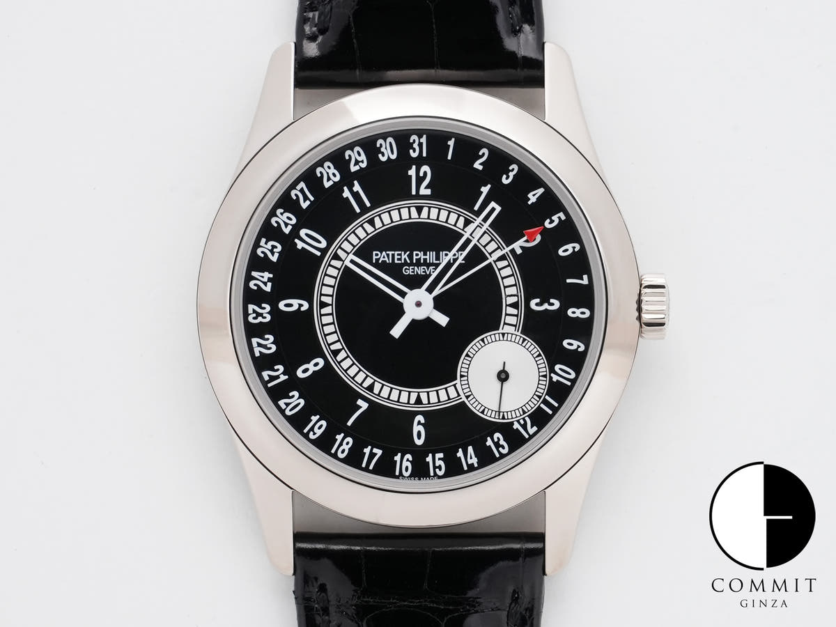 パテックフィリップ カラトラバ Ref.6006G-001 ホワイトゴールド ブラック文字盤 美中古 364gdgga