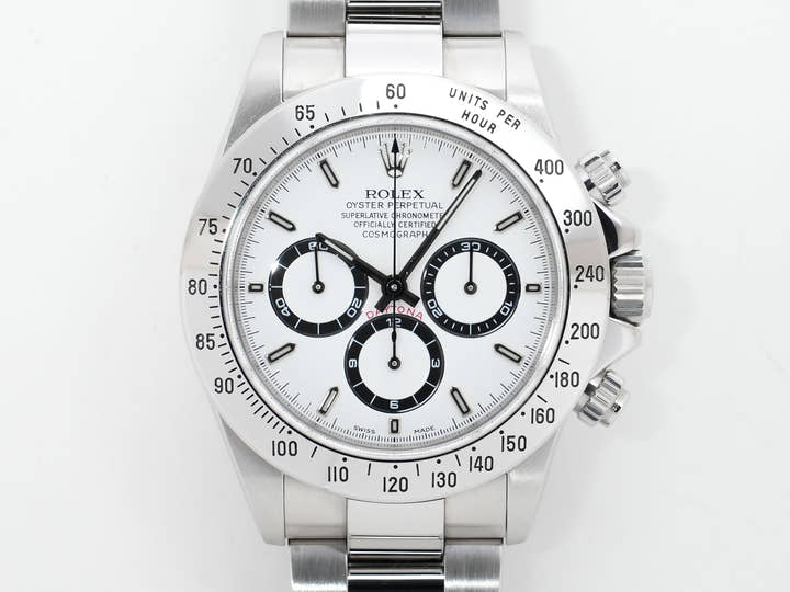 ロレックス デイトナ エルプリメロ Ref.16520 ステンレススチール ホワイト文字盤 中古 nkk5pjcb