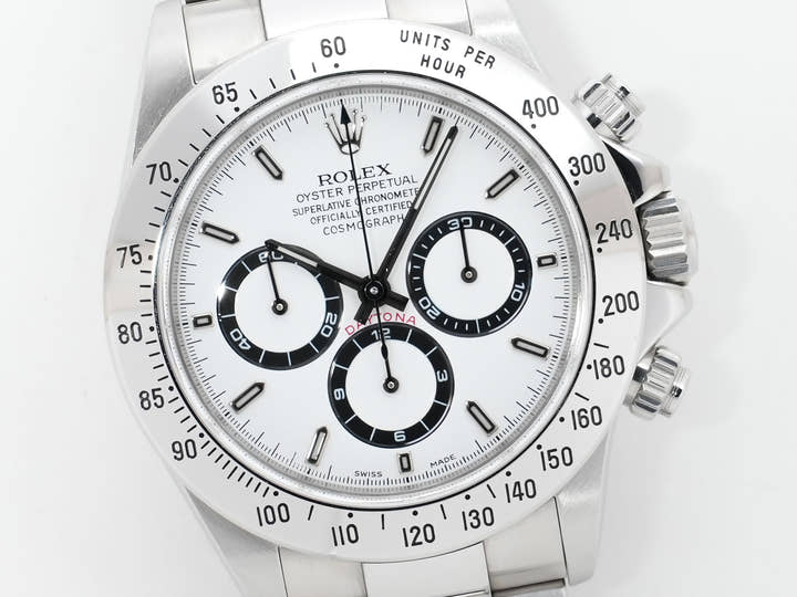 ロレックス デイトナ エルプリメロ Ref.16520 ステンレススチール ホワイト文字盤 中古 nkk5pjcb