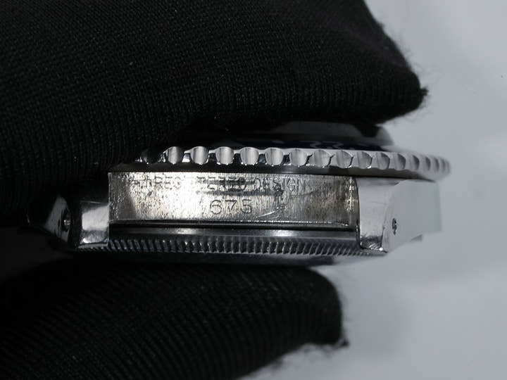 ROLEX GMT-Master Ref.1675 Stainless Steel Black Dial Oyster Bracelet Used 5ycczxkj