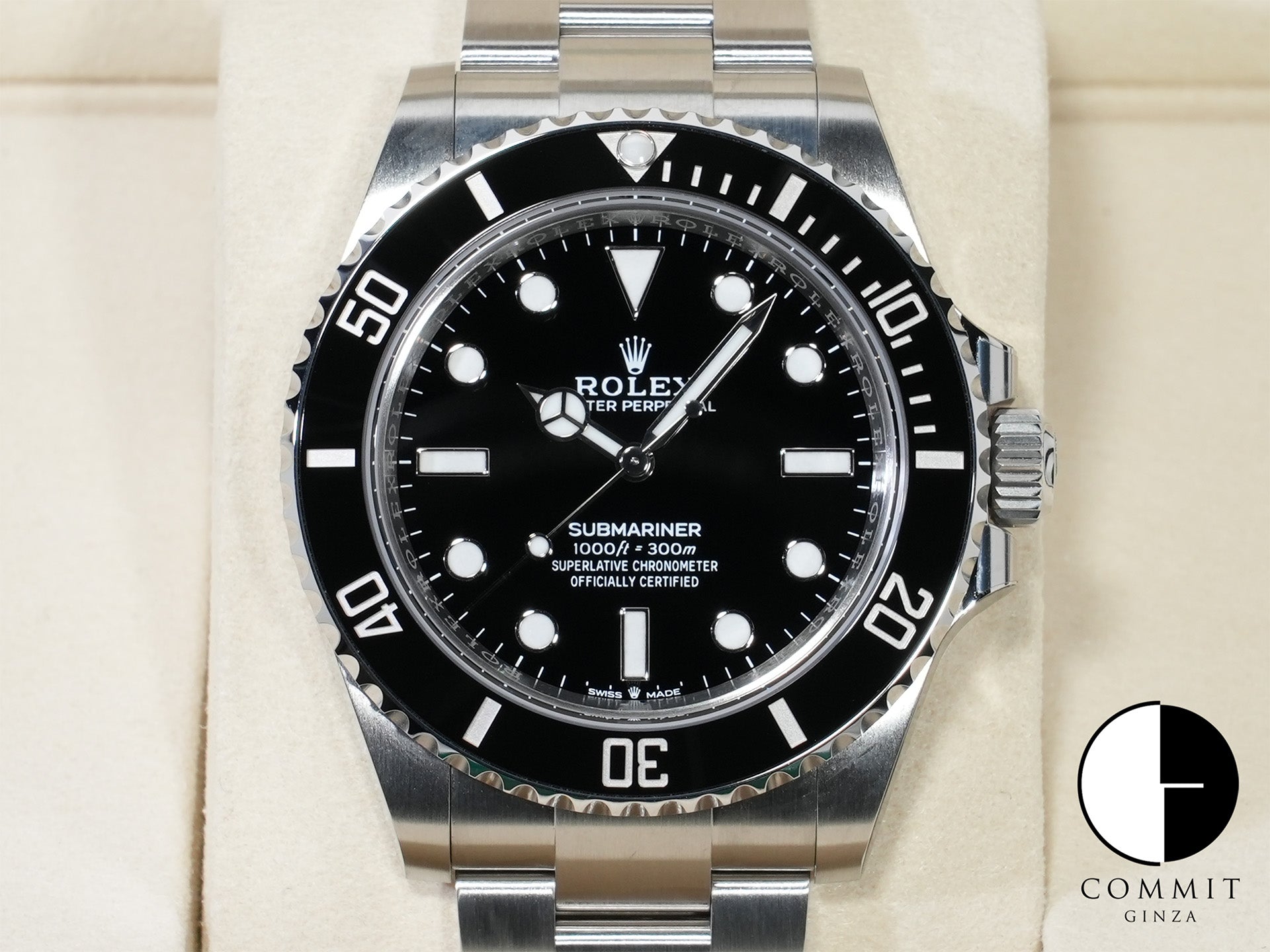 ロレックス サブマリーナー ノンデイト Ref.124060 ステンレススチール ブラック文字盤 未使用 28vw8exy