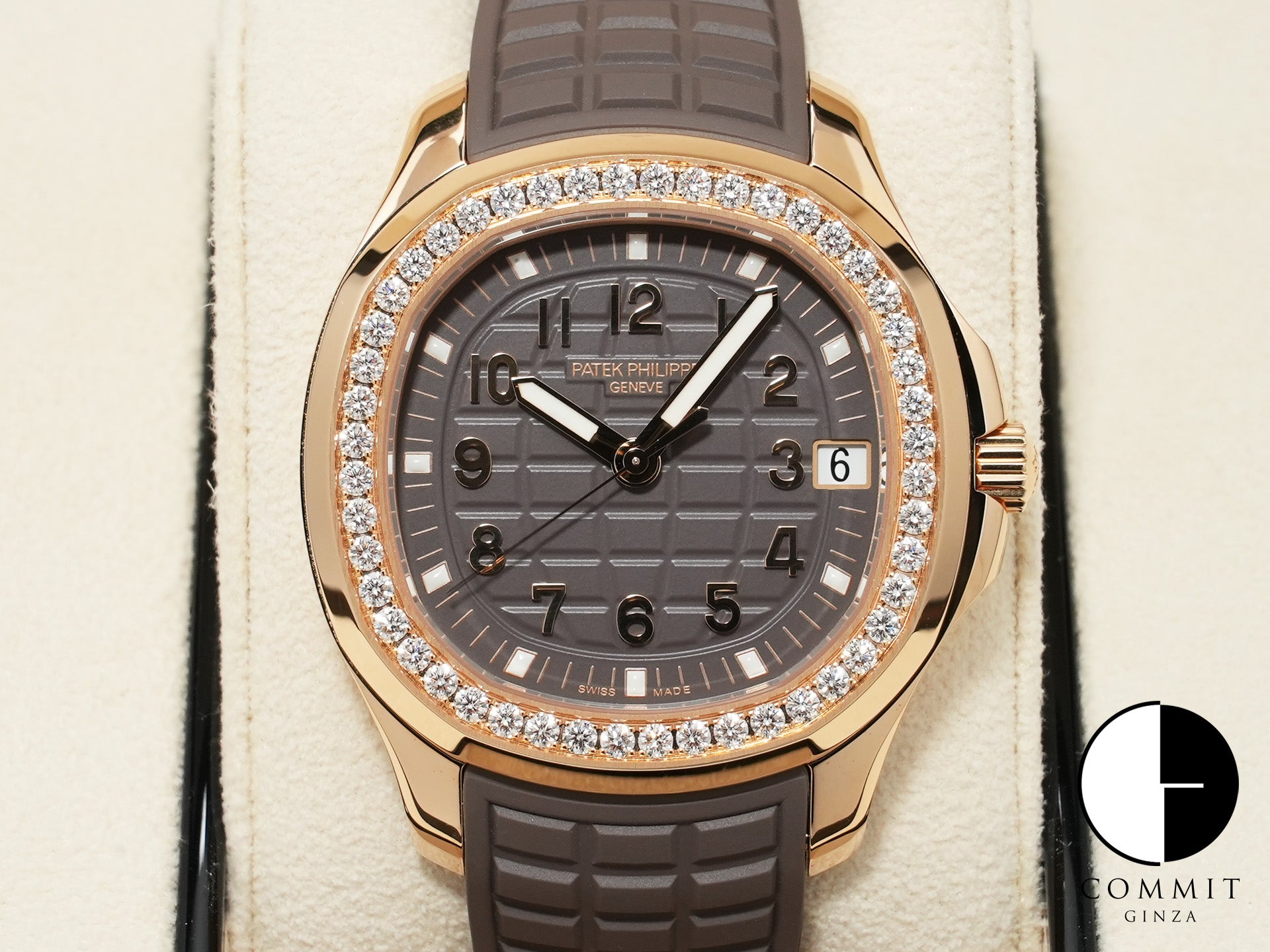 パテックフィリップ アクアノート ルーチェ Ref.5268/200R-010 ローズゴールド トープ文字盤 極美品 hb2xybng