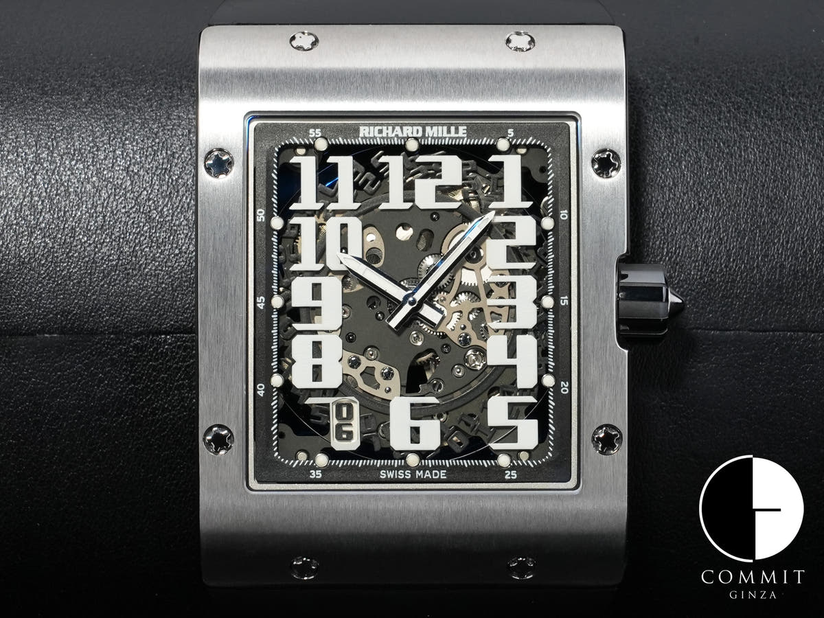 リシャールミル オートマティック エクストラフラット Ref.RM016 チタニウム スケルトン文字盤 美品 m6s7i2fe
