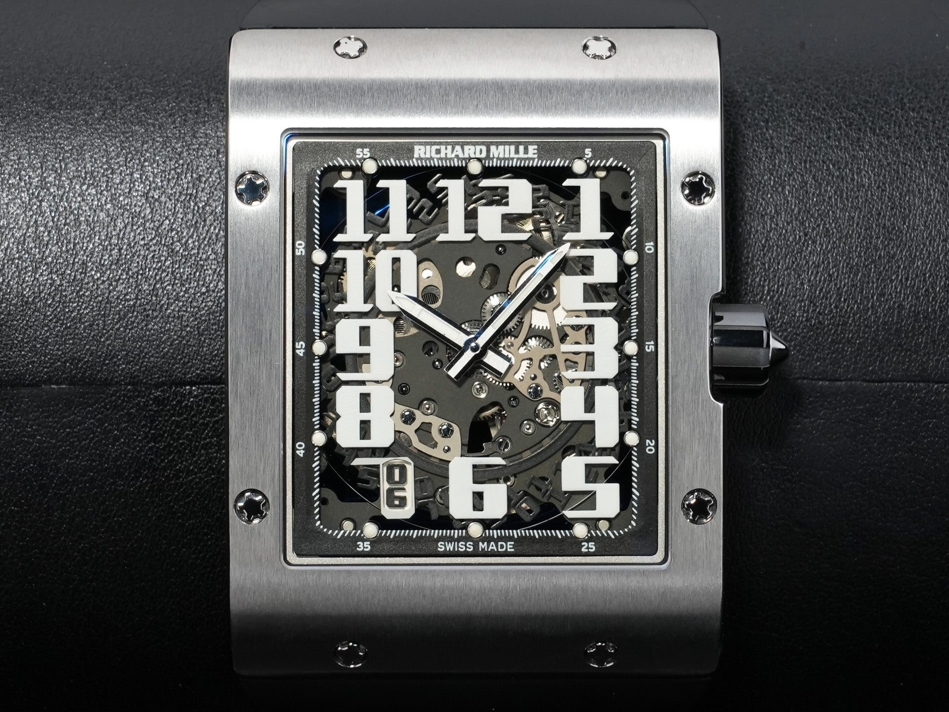 リシャールミル オートマティック エクストラフラット Ref.RM016 チタニウム スケルトン文字盤 美品 m6s7i2fe