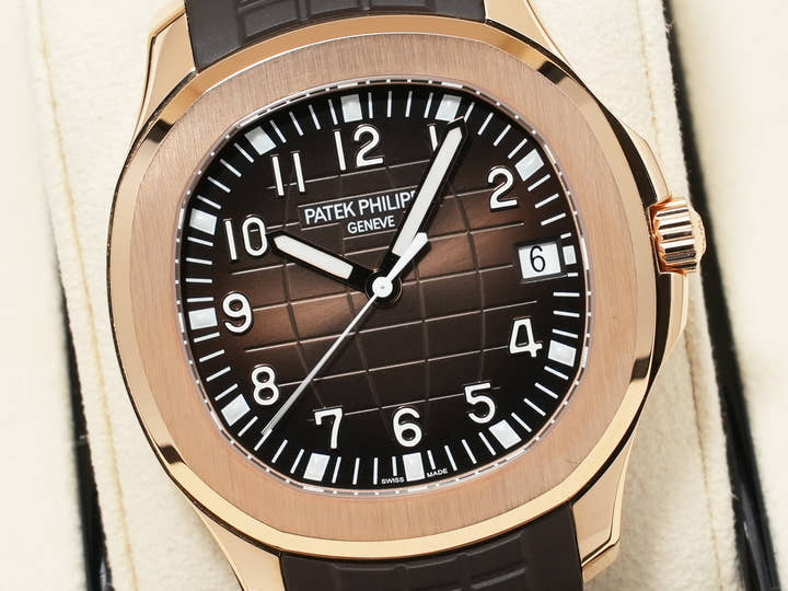 Patek Philippe Aquanaut Ref. 5167R-001 Rose Gold Brown Dial Pre-owned nbpezjwu