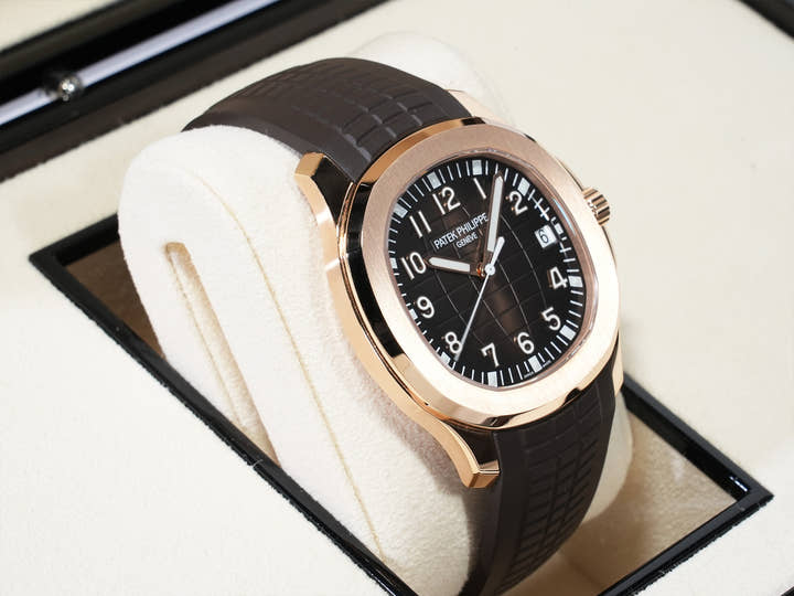 Patek Philippe Aquanaut Ref. 5167R-001 Rose Gold Brown Dial Pre-owned nbpezjwu