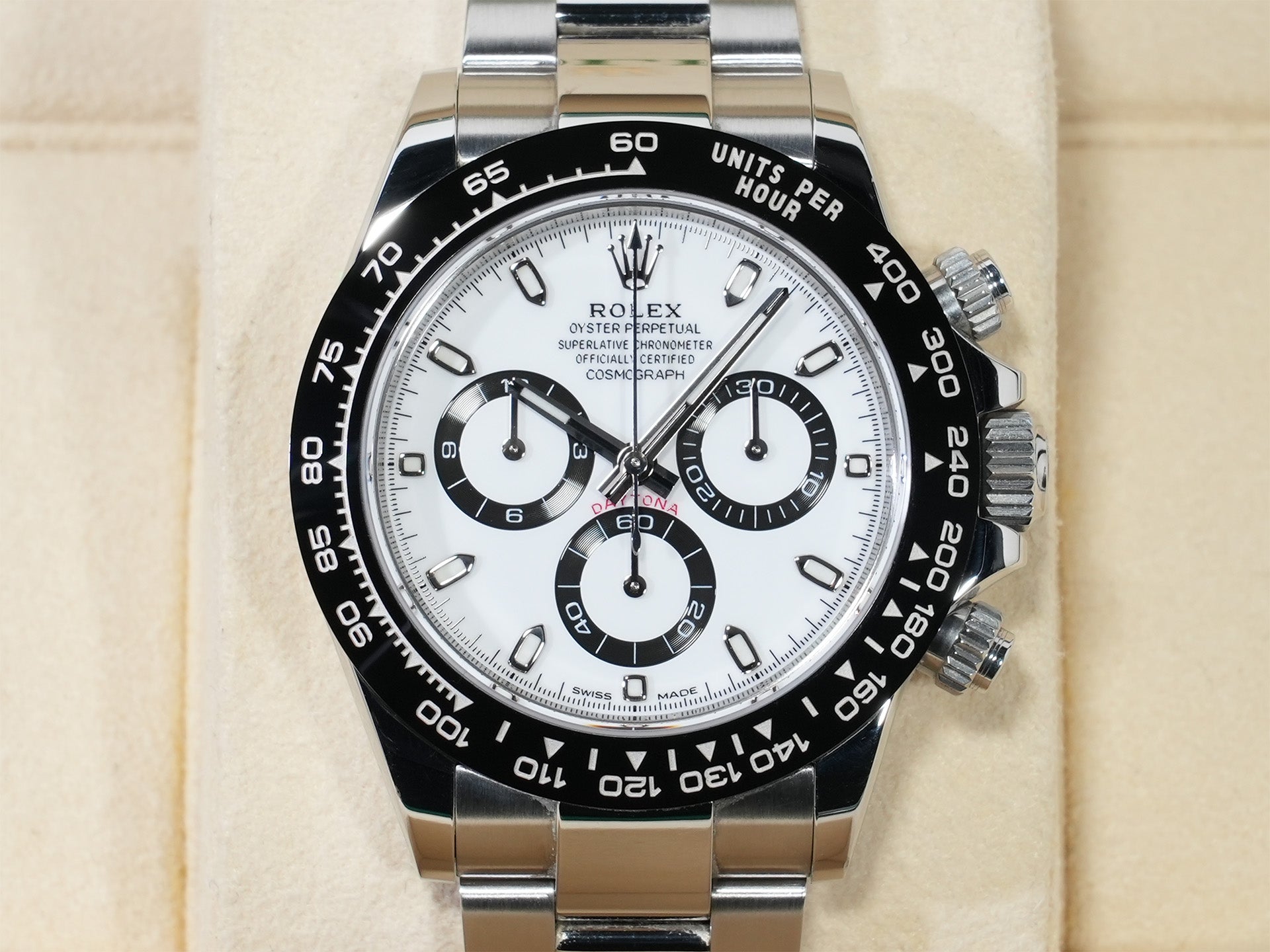 ロレックス デイトナ Ref.116500LN ステンレススチール ホワイト文字盤 中古 8sakye4t