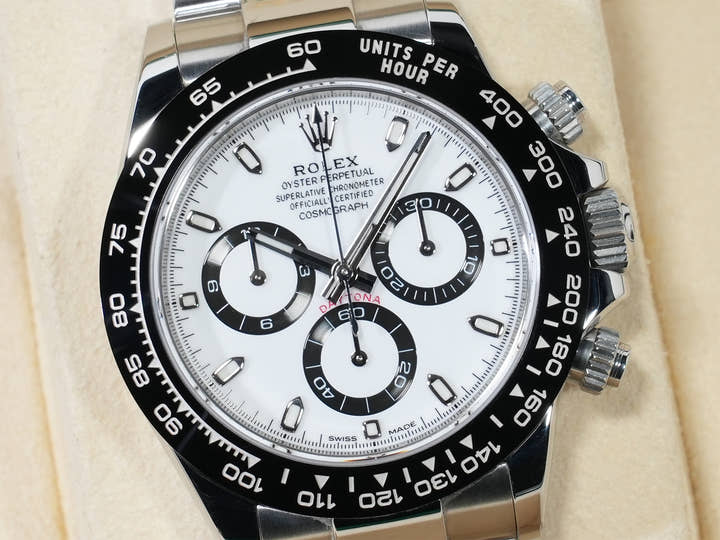 Rolex Daytona Ref. 116500LN Stainless Steel White Dial Used 8sakye4t
