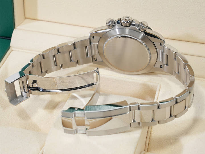 Rolex Daytona Ref. 116500LN Stainless Steel White Dial Used 8sakye4t