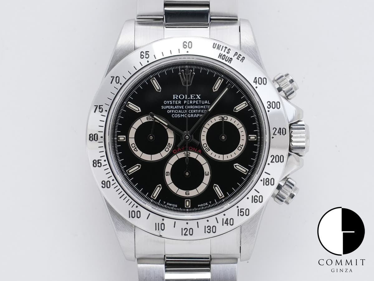 ロレックス デイトナ エルプリメロ Ref.16520 ステンレススチール ブラック文字盤 中古 uj2h6kbm