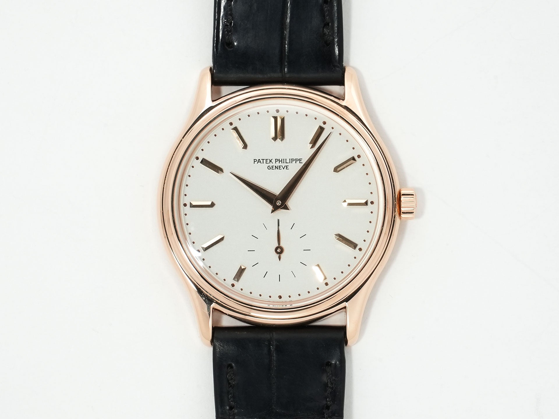 Patek Philippe Calatrava Ref. 3923R Rose Gold Ivory Dial Used kbys8e92