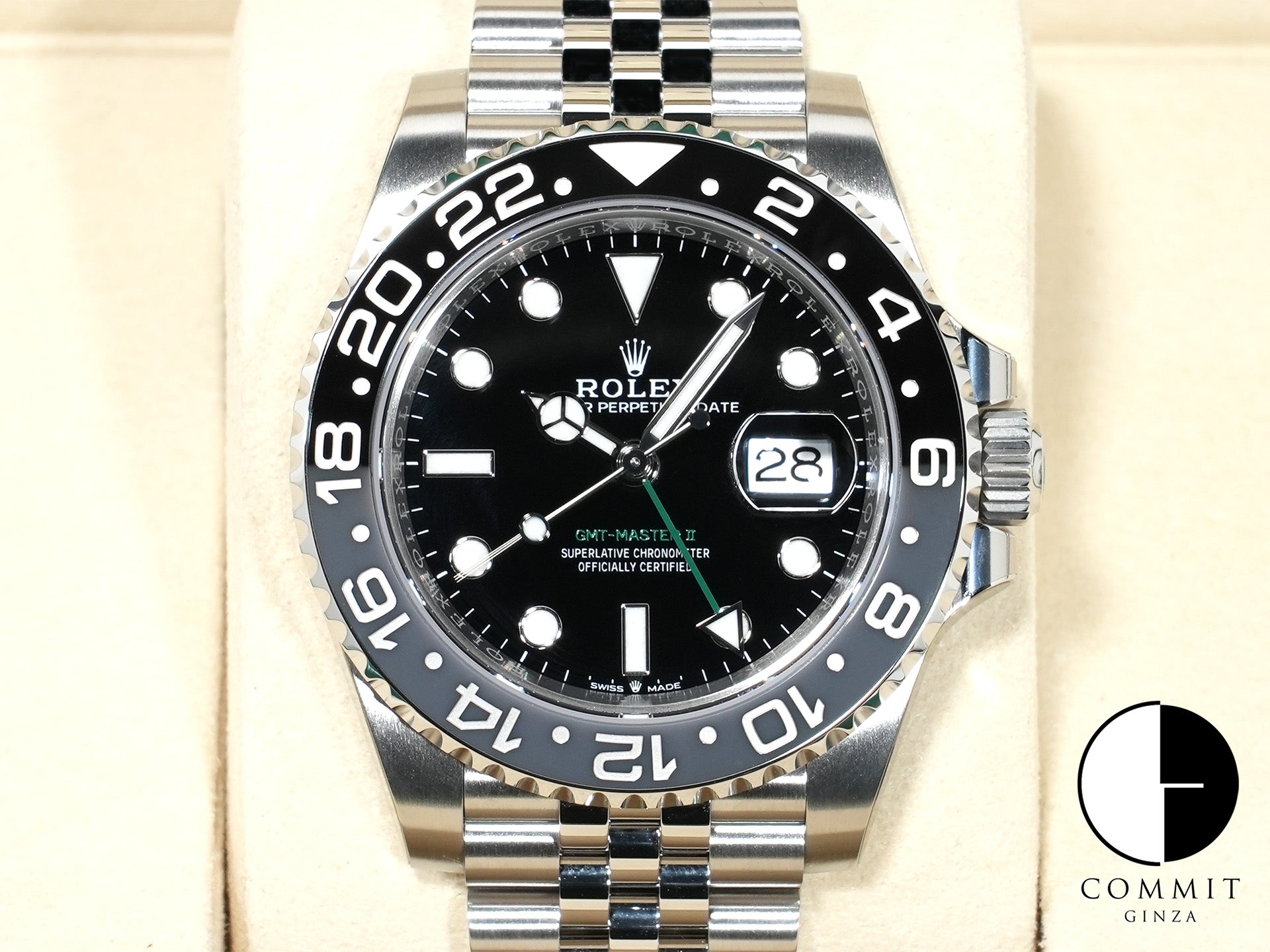 Rolex GMT-Master II Ref.126710GRNR Stainless Steel Black Dial Jubilee Bracelet Unused 5xm2srz9