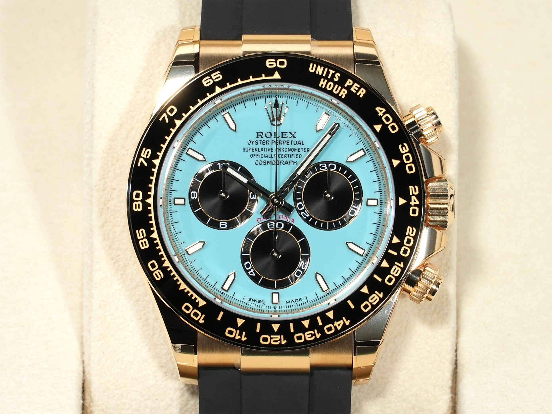 ロレックス デイトナ Ref.126518LN イエローゴールド ターコイズブルー文字盤 未使用 2yctvdch