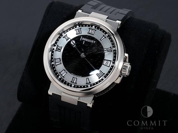 ブレゲ マリーン Ref.5515BB/92/5ZU ホワイトゴールド ブラック仕上げのゴールドダイヤル文字盤 美品 29d6ecpc