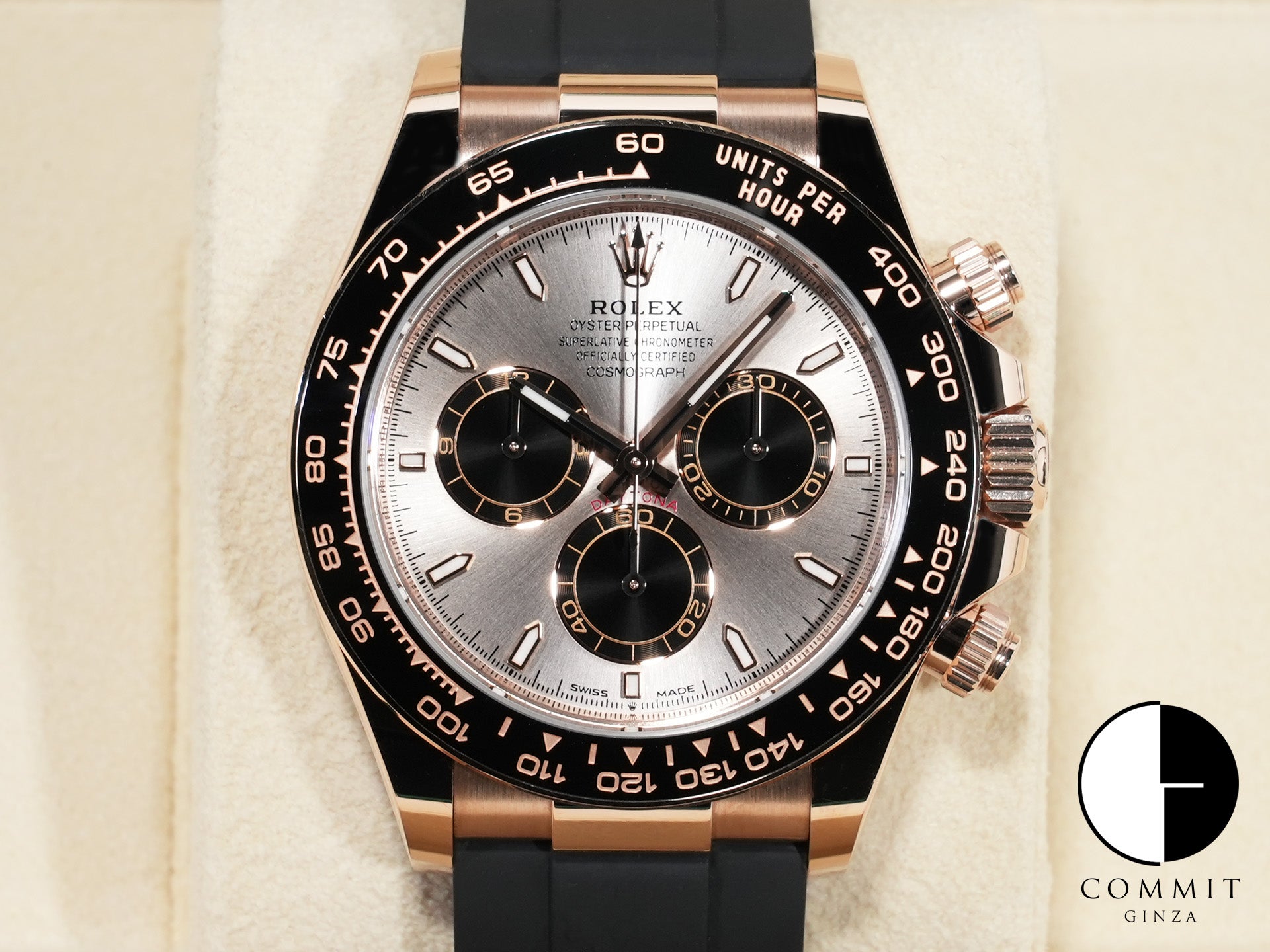 ロレックス デイトナ Ref.126515LN エバーローズゴールド サンダストxブライトブラック文字盤 中古 w7jeewjx