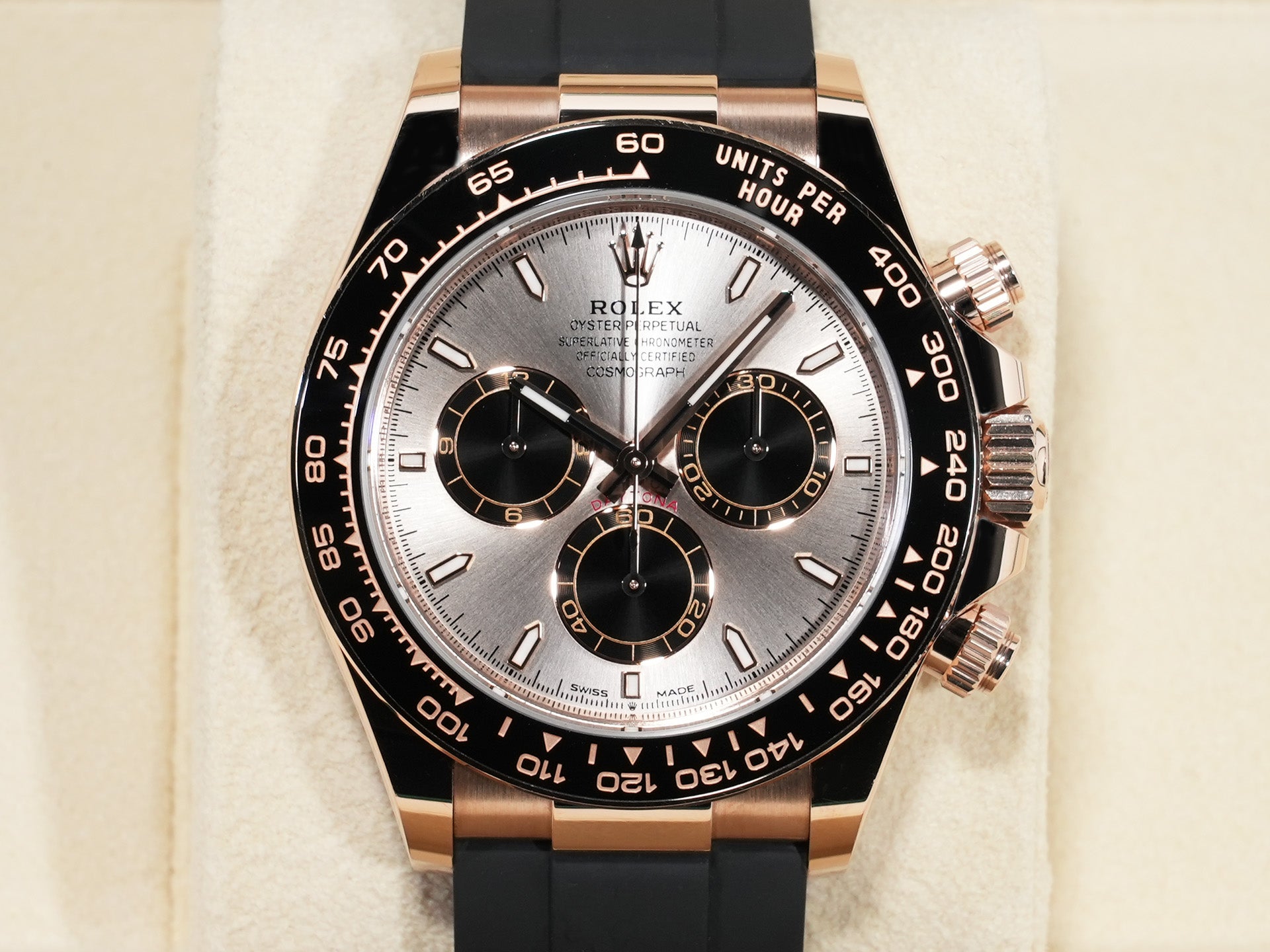 ロレックス デイトナ Ref.126515LN エバーローズゴールド サンダストxブライトブラック文字盤 中古 w7jeewjx