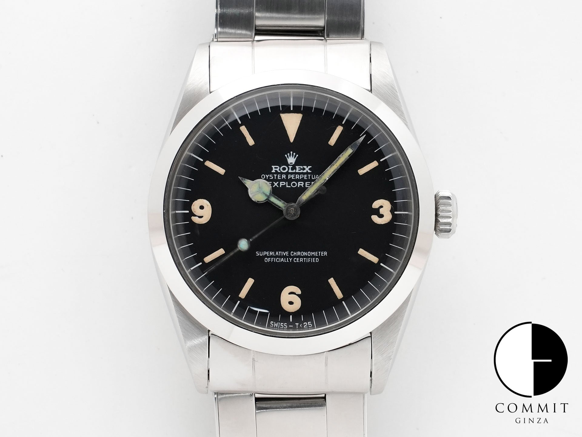ロレックス エクスプローラーI Ref.1016 ステンレススチール ブラック文字盤 中古 nfookxfr