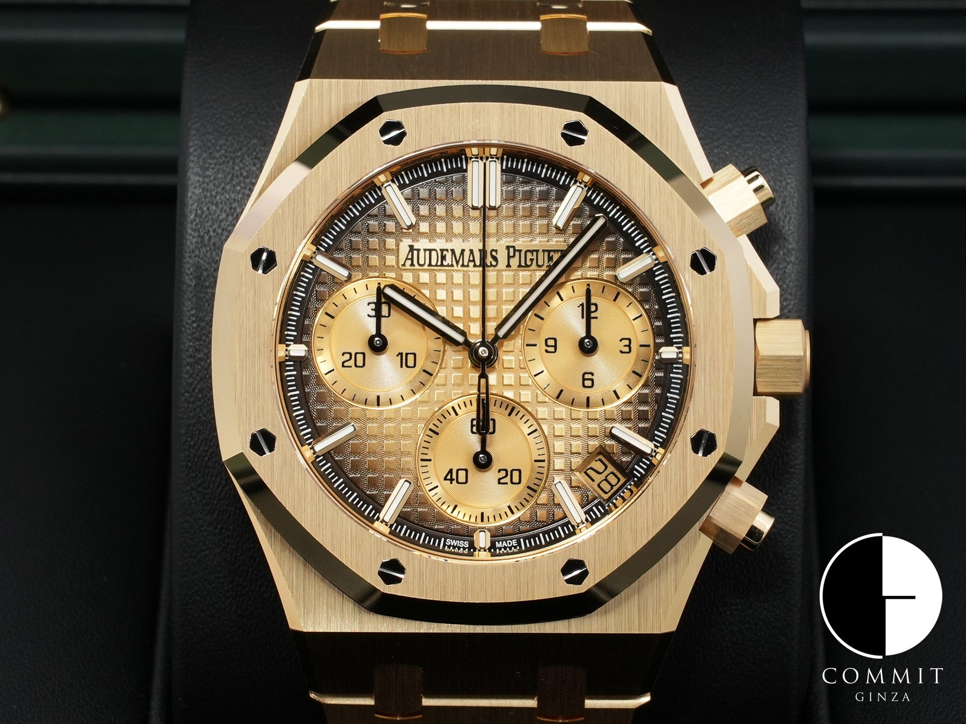 オーデマピゲ ロイヤルオーク クロノグラフ Ref.26240BA.OO.1320BA.02 イエローゴールド スモークイエローゴールド文字盤 未使用 jfddg5no