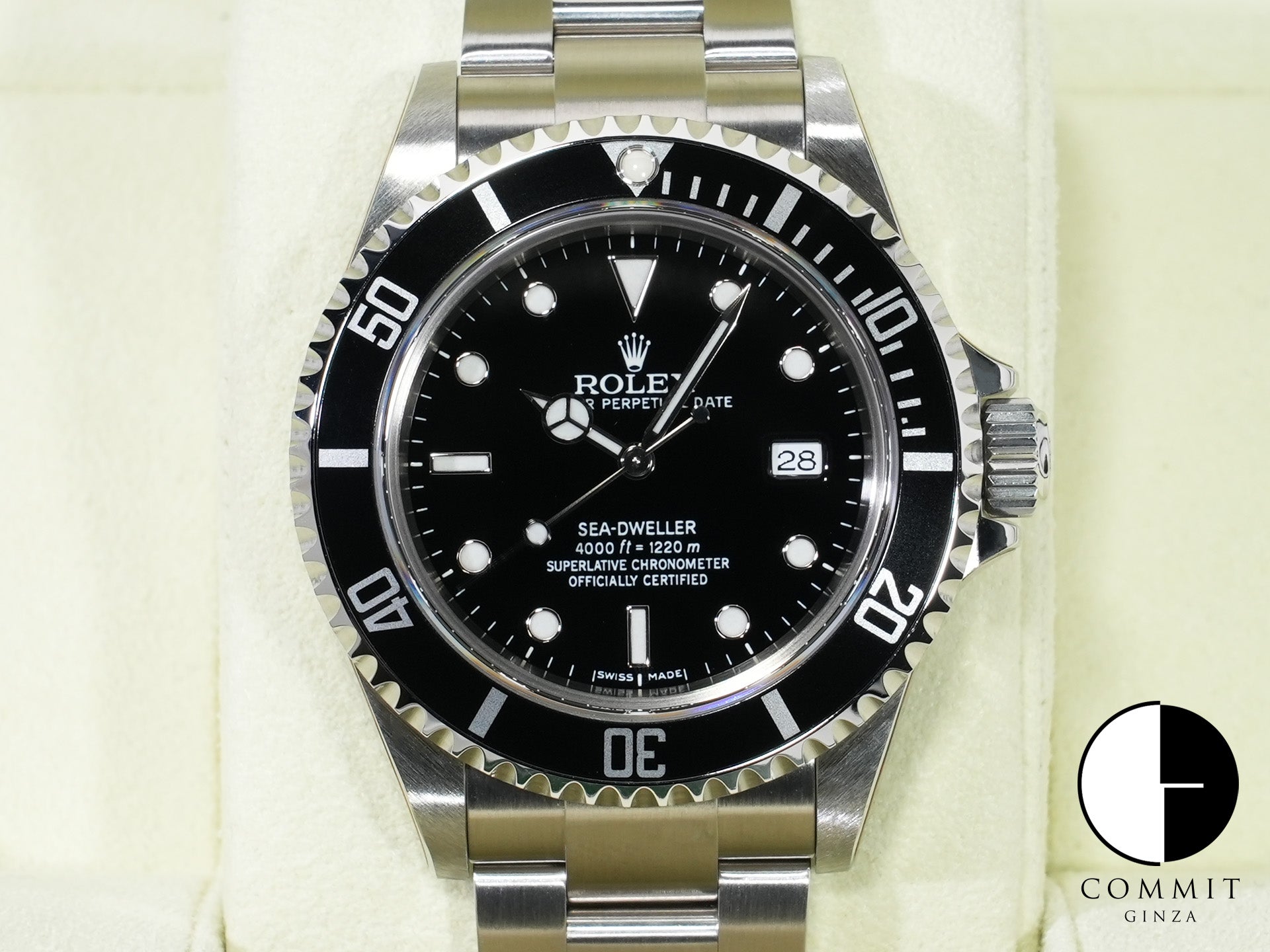 ロレックス シードゥエラー Ref.16600 ステンレススチール ブラック文字盤 デッドストック krujv497