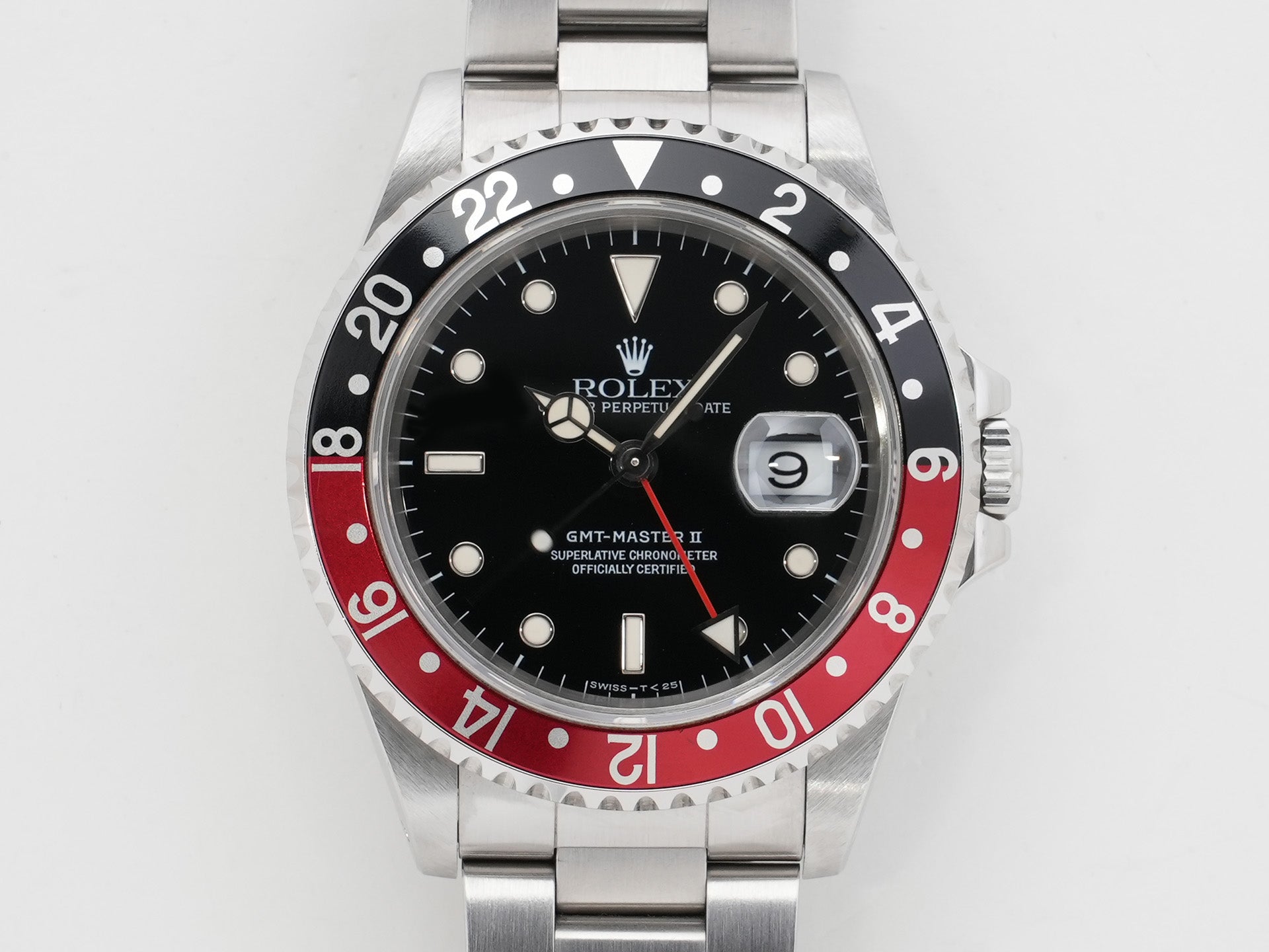 ロレックス GMTマスターII Ref.16710 ステンレススチール ブラック文字盤 オイスターブレスレット 中古 vku4e63e