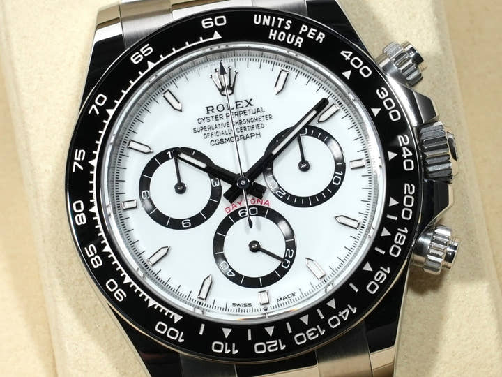 ロレックス デイトナ Ref.126500LN ステンレススチール ホワイト文字盤 未使用 knvjffuo