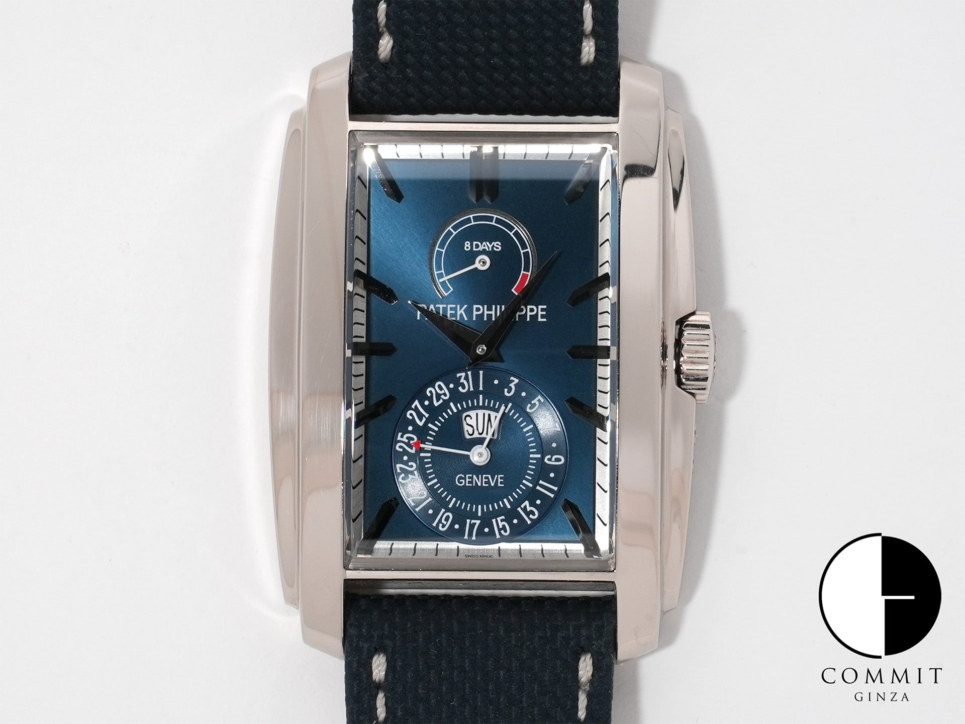 パテックフィリップ ゴンドーロ 8DAYS Ref.5200G-001 ホワイトゴールド ブルー文字盤 中古 htoyywv9