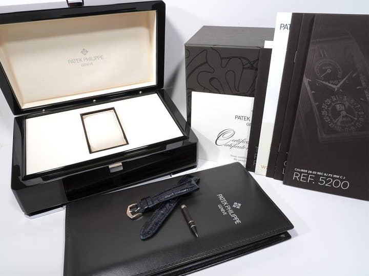 パテックフィリップ ゴンドーロ 8DAYS Ref.5200G-001 ホワイトゴールド ブルー文字盤 中古 htoyywv9