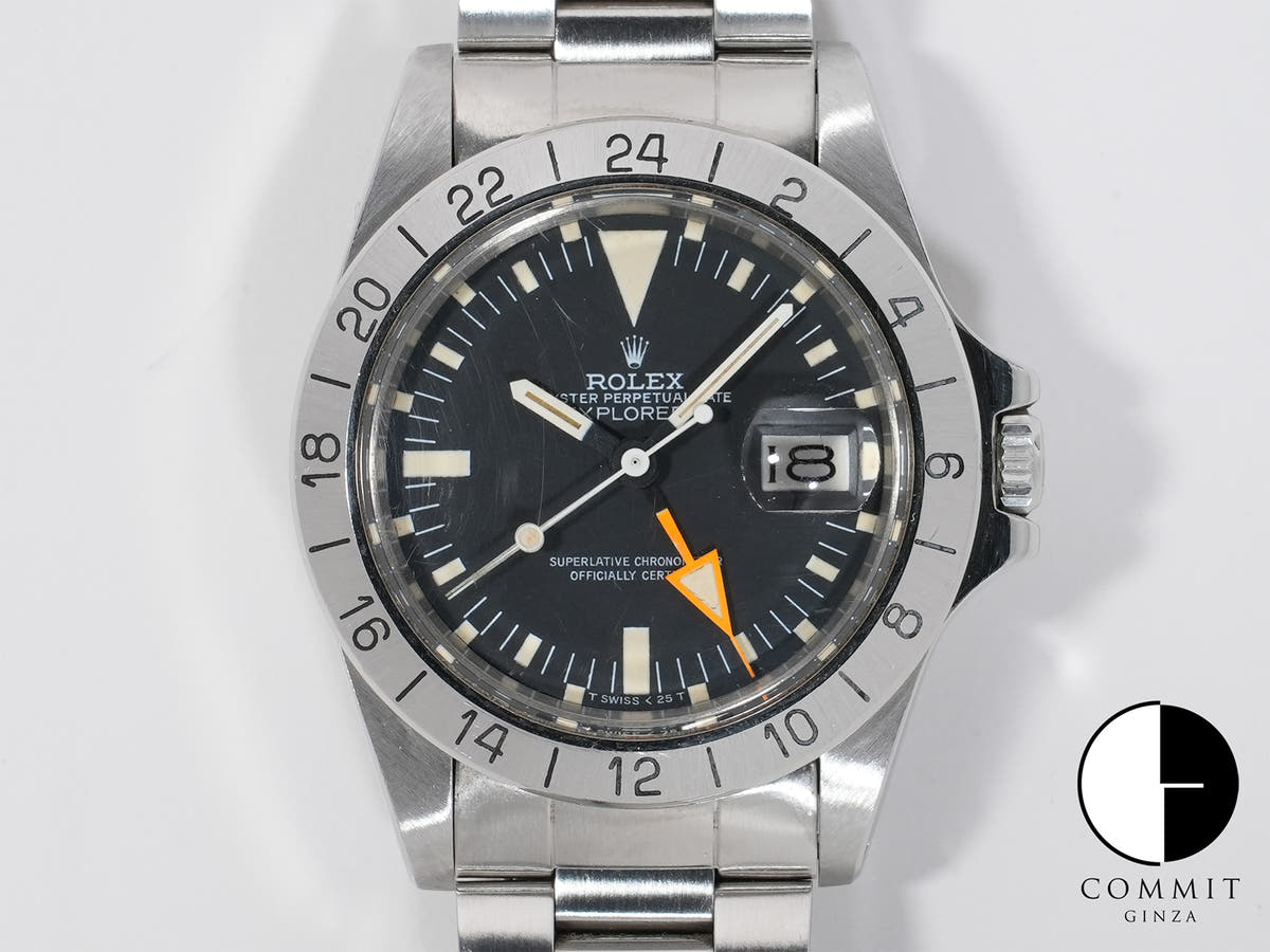 Rolex Explorer II Ref. 1655 Stainless Steel Black Dial Oyster Bracelet Used peordimm