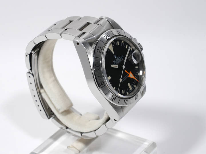 Rolex Explorer II Ref. 1655 Stainless Steel Black Dial Oyster Bracelet Used peordimm