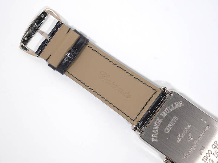 フランクミュラー ロングアイランド パーペチュアルカレンダー Ref.1200 QP ホワイトゴールド グレー文字盤 美中古 n84dzwsb
