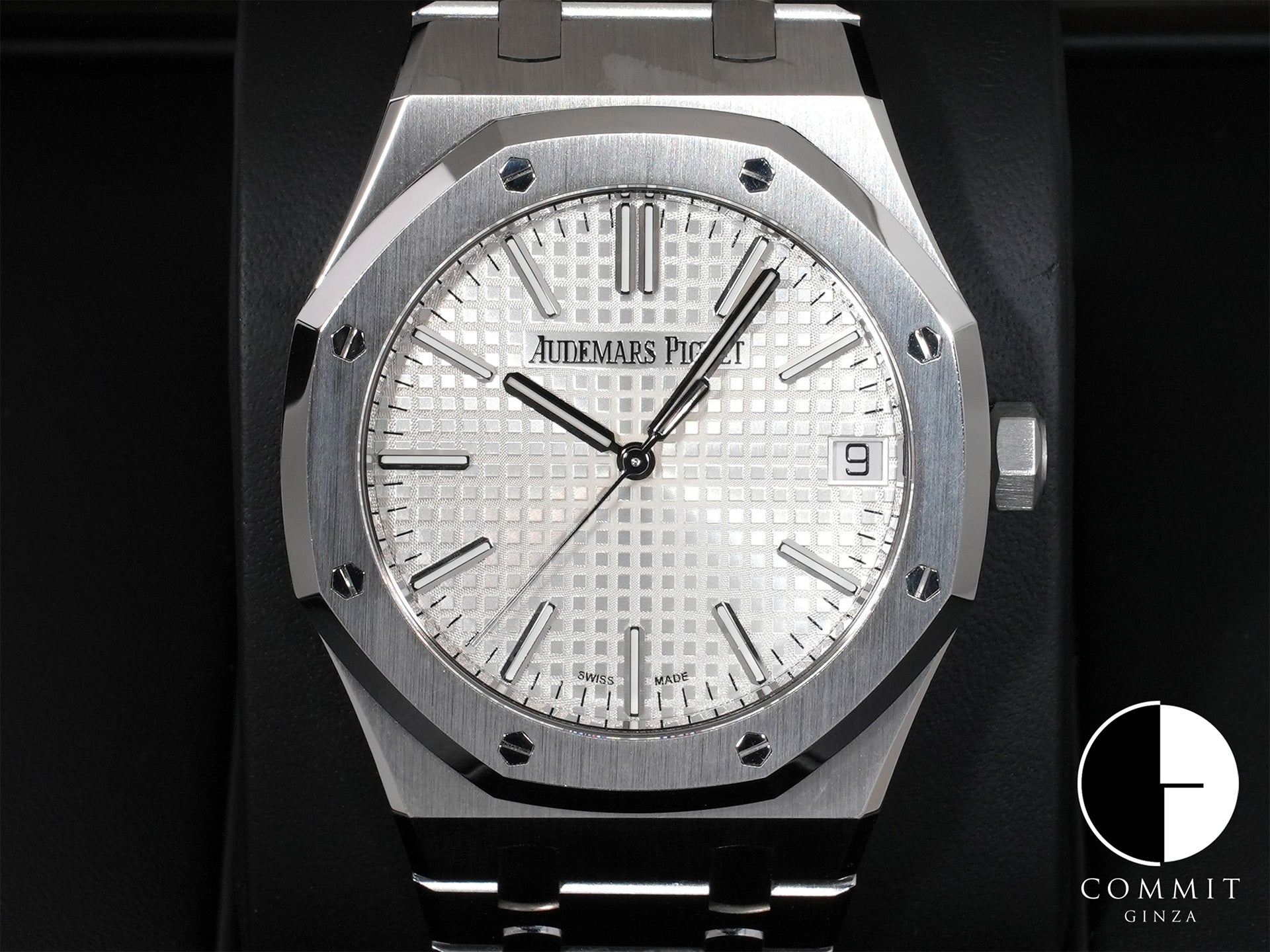 オーデマピゲ ロイヤルオーク 50周年記念 Ref.15510ST.OO.1320ST.03 ステンレススチール シルバー文字盤 美中古 5b3iyfhe