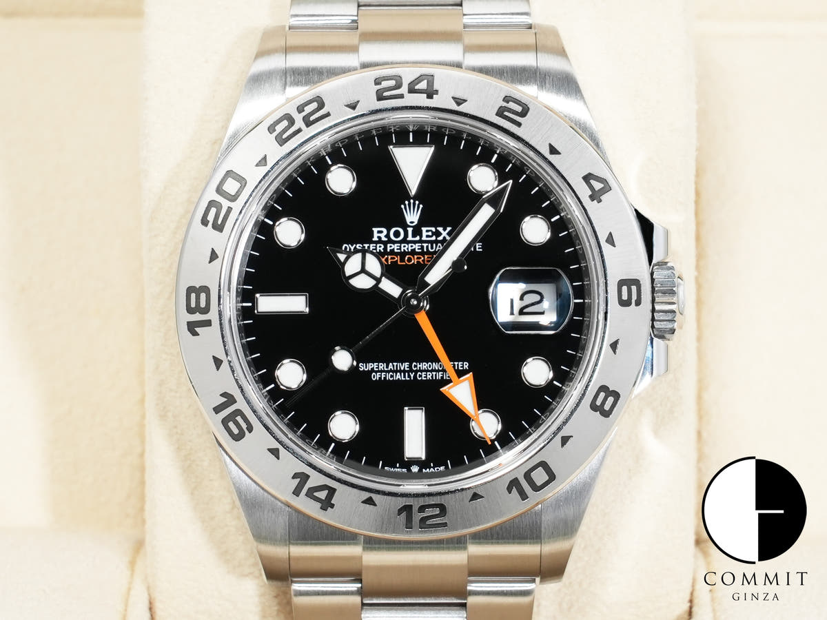 Rolex Explorer II Ref.226570 Stainless Steel Black Dial Oyster Bracelet Used, Very Good Condition vsn3py9w