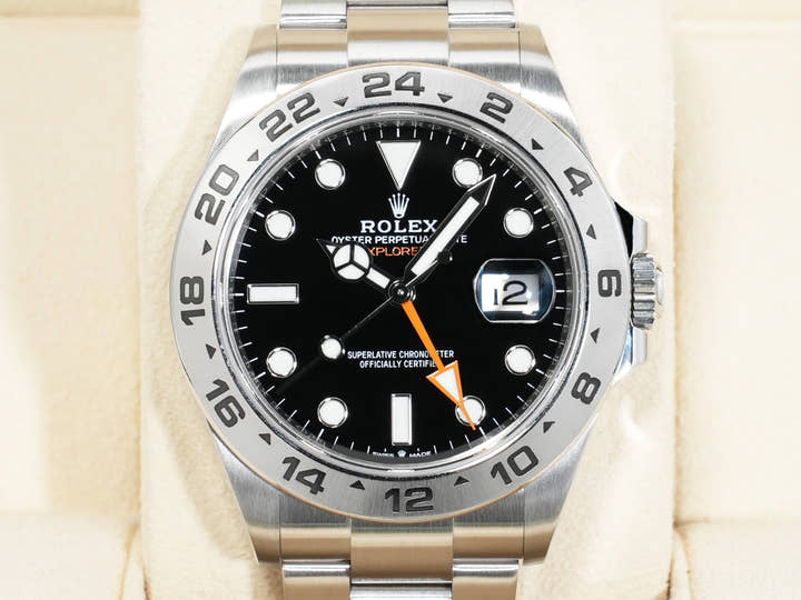Rolex Explorer II Ref.226570 Stainless Steel Black Dial Oyster Bracelet Used, Very Good Condition vsn3py9w