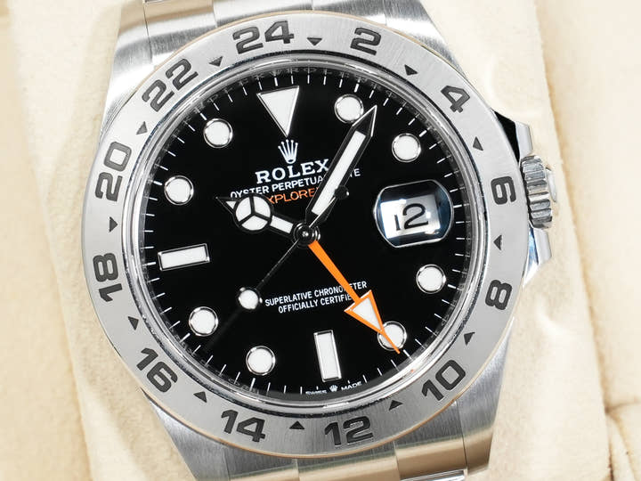 Rolex Explorer II Ref.226570 Stainless Steel Black Dial Oyster Bracelet Used, Very Good Condition vsn3py9w