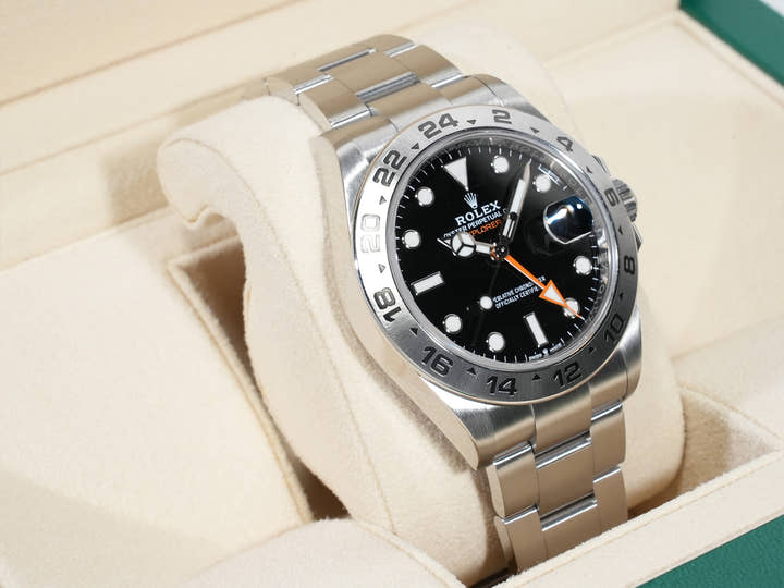 Rolex Explorer II Ref.226570 Stainless Steel Black Dial Oyster Bracelet Used, Very Good Condition vsn3py9w
