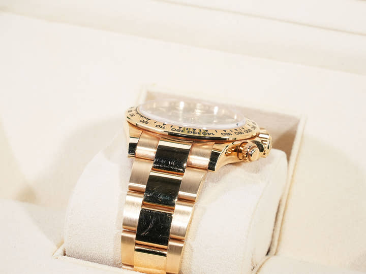 ロレックス デイトナ Ref.116508 イエローゴールド グリーン文字盤 中古 az3ephun