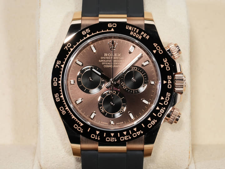 ROLEX Daytona Ref.116515LN Everose Gold Chocolate/Black Dial Used rwpaqvec