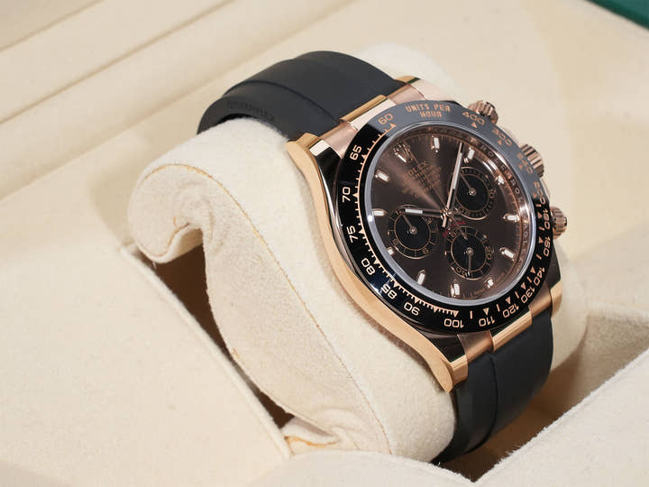 ROLEX Daytona Ref.116515LN Everose Gold Chocolate/Black Dial Used rwpaqvec