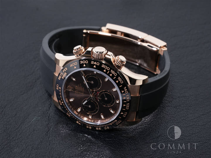 ROLEX Daytona Ref.116515LN Everose Gold Chocolate/Black Dial Used rwpaqvec