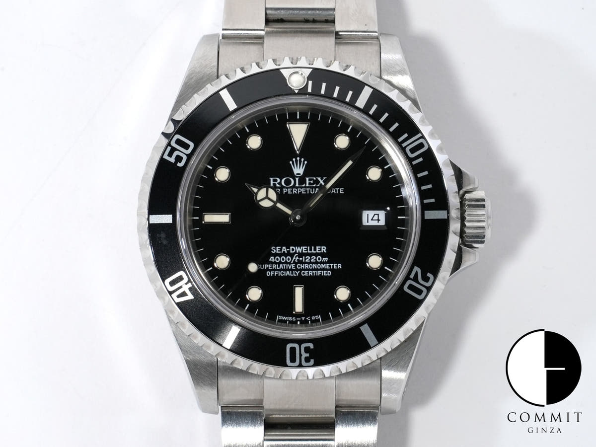 Rolex Sea-Dweller Ref.16600 Stainless Steel Black Dial Used 9ndmqwkn