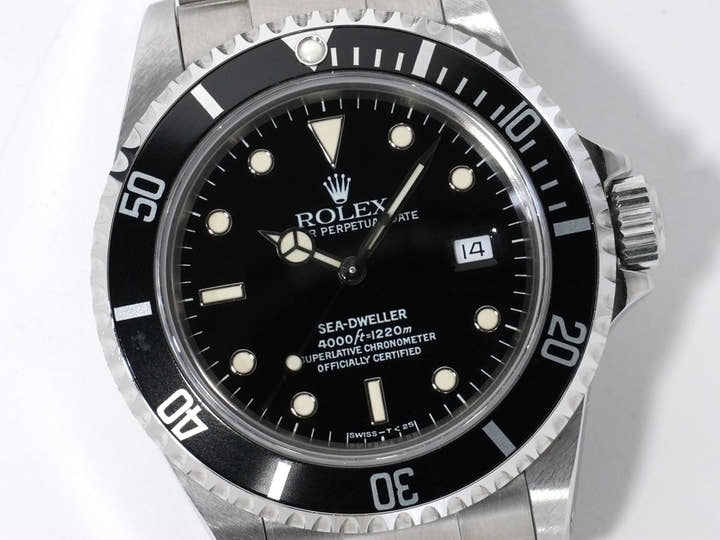 Rolex Sea-Dweller Ref.16600 Stainless Steel Black Dial Used 9ndmqwkn