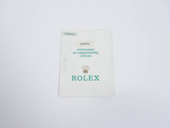 Rolex Explorer II Ref. 16570 Stainless Steel White Dial Oyster Bracelet Used rbnijusc