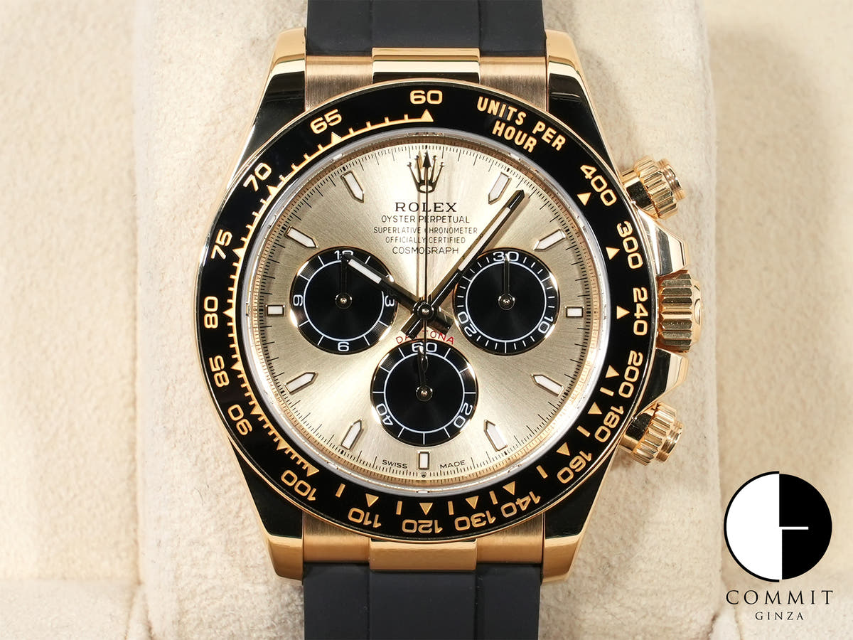 ロレックス デイトナ Ref.126518LN イエローゴールド ゴールデンxブライトブラック文字盤 美中古 y3dhj8ry