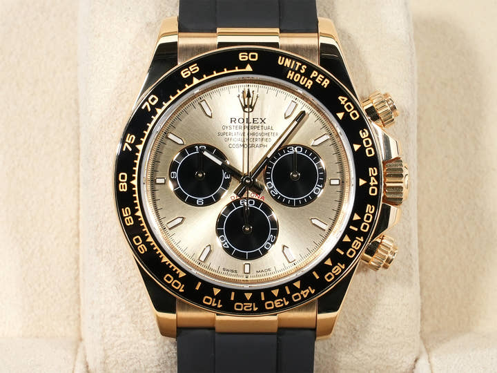 ロレックス デイトナ Ref.126518LN イエローゴールド ゴールデンxブライトブラック文字盤 美中古 y3dhj8ry