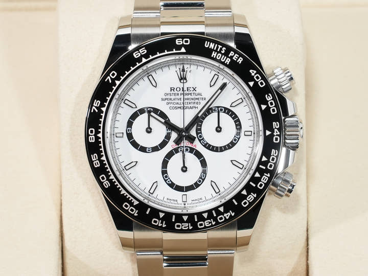 ロレックス デイトナ Ref.126500LN ステンレススチール ホワイト文字盤 未使用 zjxx3btv